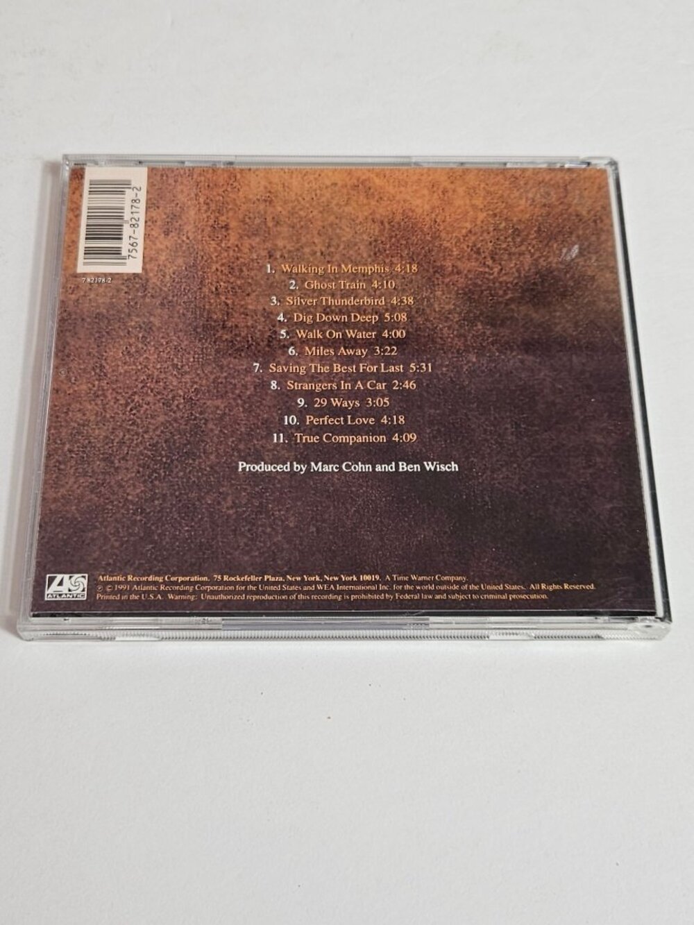 Marc Cohn CD 1991 - Picture 2 of 5